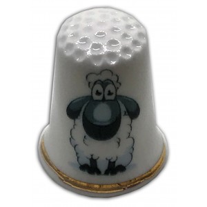 personalised sheep thimble